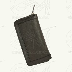 Genuine Leather Zipper Wallet